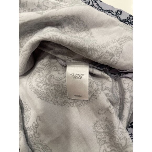 J. Jill Pure Jill Women's Pullover V-Neck Tunic Blouse 2X Long Sleeves Purple - Picture 5 of 9